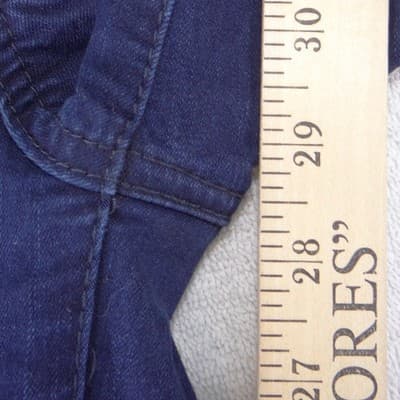 Thyme Maternity Slim Fit Jeans Blue Over Belly Panel XS/TP - Thumbnail 6
