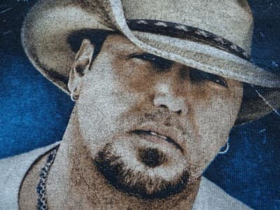 Jason Aldean 2015 Tour Black Graphic T-Shirt - Thumbnail 4