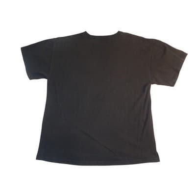 Vintage Men's Black Dragon Graphic T Shirt Fire Ice Mythical Fantasy Shirt - Thumbnail 2