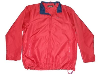 Greg Norman Men's Red Windbreaker Jacket Medium