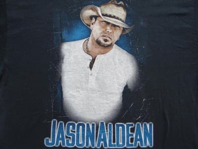 Jason Aldean 2015 Tour Black Graphic T-Shirt - Thumbnail 3