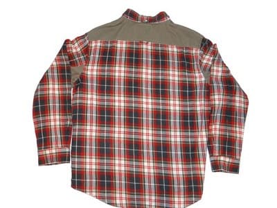 H & Dumar Men's Plaid Button-Up Shirt with Yellow Pockets and Elbow Patches, 3 - Thumbnail 2