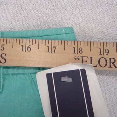 NWT-Jones Wear Sport Women Teal Green Wide Leg Cotton Pants 100% Cotton Size 16 - Thumbnail 5