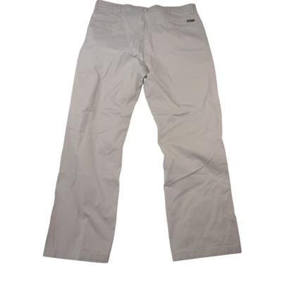 Lee Mens Custom Fit Waistband Khaki Chino Pants Tan 40x32 - Thumbnail 4