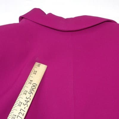 Le Suit Vintage Petite Women Magenta Pink 2 Piece Skirt Suit Blazer Set Size 10P - Thumbnail 6