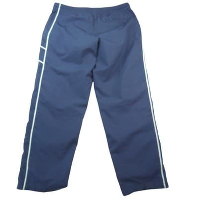 Nike Mens XL Track Pants Navy Blue Mesh Lined Side Zip Windbreaker Warmup - Thumbnail 4