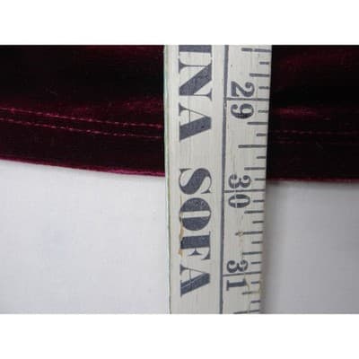 Vince Camuto Burgundy Velvet Ruched Tunic Womens XL - Thumbnail 6