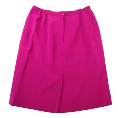 Le Suit Vintage Petite Women Magenta Pink 2 Piece Skirt Suit Blazer Set Size 10P - Thumbnail 14