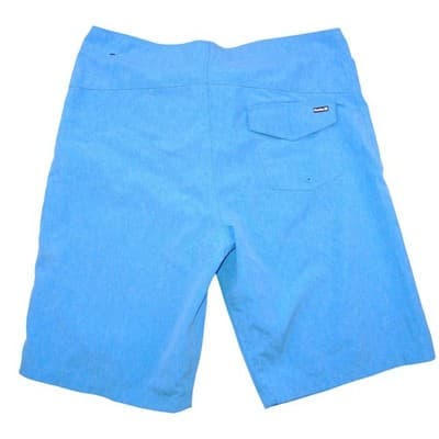 Hurley Mens Board Shorts Light Blue Heathered Swim Trunks Size 14/27 Lace Up - Thumbnail 3