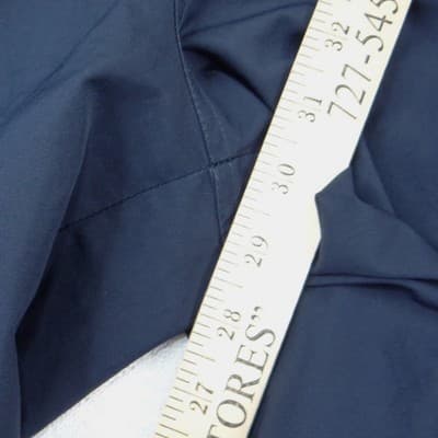 Nike Mens XL Track Pants Navy Blue Mesh Lined Side Zip Windbreaker Warmup - Thumbnail 9
