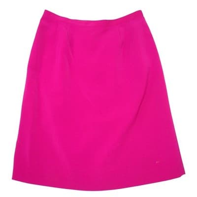 Le Suit Vintage Petite Women Magenta Pink 2 Piece Skirt Suit Blazer Set Size 10P - Thumbnail 12