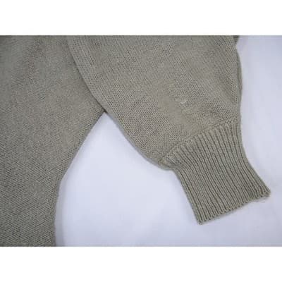 Vintage Unique Maurada Embellished Sweater Beige Knit Dolman Sleeve Women's M - Thumbnail 18