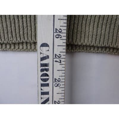 Vintage Unique Maurada Embellished Sweater Beige Knit Dolman Sleeve Women's M - Thumbnail 21