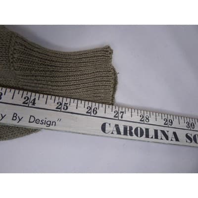 Vintage Unique Maurada Embellished Sweater Beige Knit Dolman Sleeve Women's M - Thumbnail 22