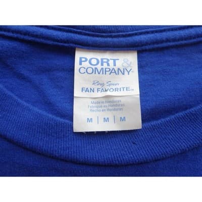 Port & Company Coaster Crew Graphic Tee - Blue - Thumbnail 4
