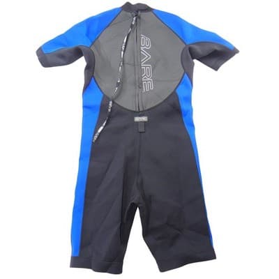 Bare Ignite Mens Shorty Wetsuit Blue Black Neoprene Short Sleeve Size L - Thumbnail 3