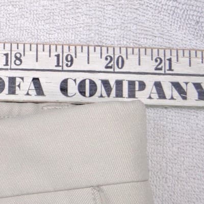 Concepts by Claiborne Beige Straight Leg Trousers Mens 42x31 Flat Front Pants - Thumbnail 11