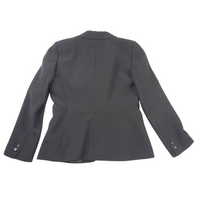 Tahari Arthur S. Levine Womens Black Two Button Tailored Blazer Jacket Size 12 - Thumbnail 4