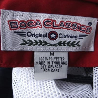 Boca Classics Men's Navy Blue Athletic Swim Trunks Size Medium - Thumbnail 2