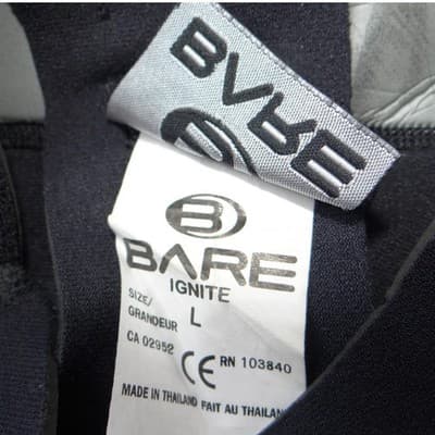 Bare Ignite Mens Shorty Wetsuit Blue Black Neoprene Short Sleeve Size L - Thumbnail 2