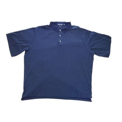 Polo Golf Ralph Lauren XXL Navy Polka Dot Shirt