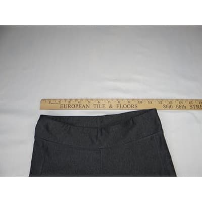 Under Armour Dark Gray Capri Leggings Athletic Fitness Size Medium Youth Girl's - Thumbnail 3