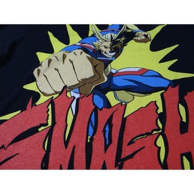Hot Topic MHA All Might United States of Smash Long Sleeve Shirt Men's M - Thumbnail 5