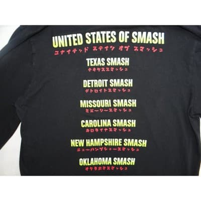 Hot Topic MHA All Might United States of Smash Long Sleeve Shirt Men's M - Thumbnail 8