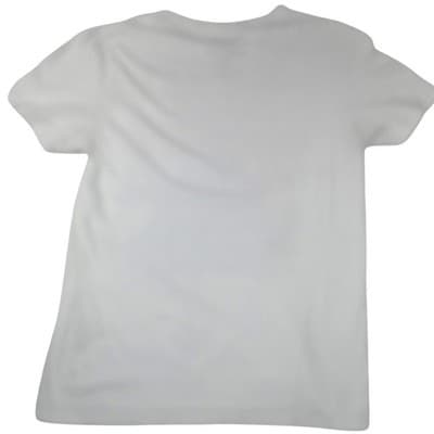 CHEMISTRY Womens White Short Sleeve Corvette Graphic T Shirt Size Medium - Thumbnail 3