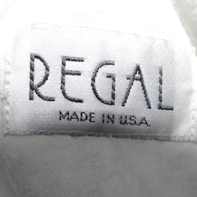 Vintage REGAL Womens White Short Sleeve Top Made USA Size Large Classic - Thumbnail 2