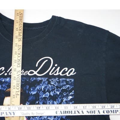 Panic at the Disco Brendon Urie Black T Shirt Band Merch - Thumbnail 4