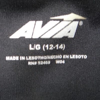 AVIA Women Black Athletic Capris Leggings Size L G 12 14 - Thumbnail 2