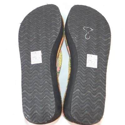 Rocket Dog Womens Pineapple Print Platform Wedge Flip Flops Pink Black 10 - Thumbnail 7