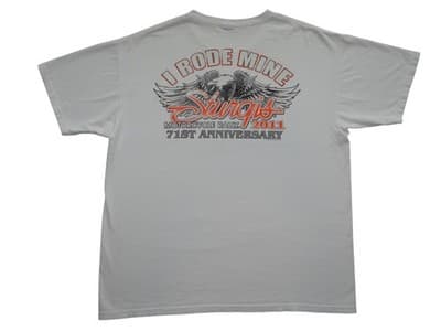 Sturgis 2011 71st Anniversary Motorcycle Rally T-Shirt - Thumbnail 2