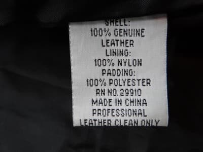 Men's Black Leather Jacket Medium Caribou Creek - Thumbnail 6