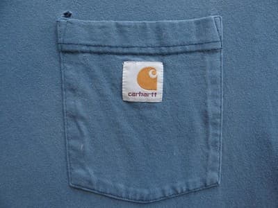 Carhartt Short Sleeve Pocket T-Shirt - Classic Blue - Thumbnail 5