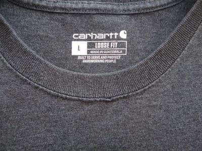 Carhartt Men's Loose Fit Pocket T-Shirt - Gray - Thumbnail 4