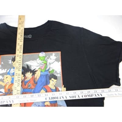 Dragon Ball Super Anime Graphic T Shirt Black XL Toei Animation Goku Vegeta - Thumbnail 5