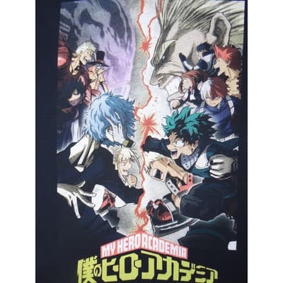 My Hero Academia Anime T Shirt 2XL Black Graphic Print Funimation Shonen Jump - Thumbnail 3