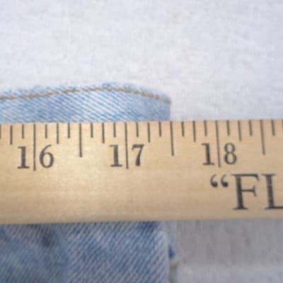 Calvin Klein Vintage Mens Light Wash Straight Leg Relaxed Denim Jeans 34x32 - Thumbnail 11