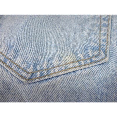 Calvin Klein Vintage Mens Light Wash Straight Leg Relaxed Denim Jeans 34x32 - Thumbnail 7