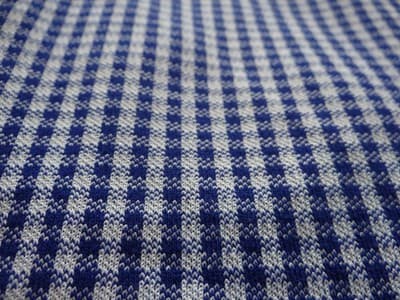 Chic Blue Gingham Ruffle Skirt - Thumbnail 4