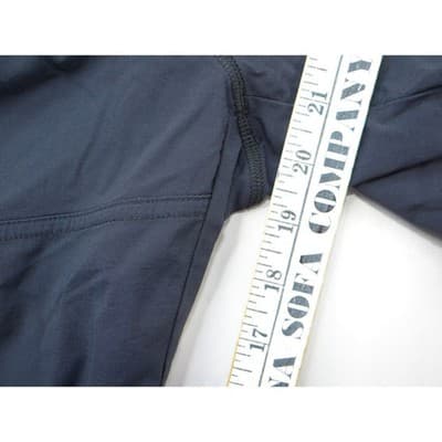 Prana Halle Crop Pants Navy Blue Womens Med Hiking Outdoor Travel Ribbed Waist - Thumbnail 6