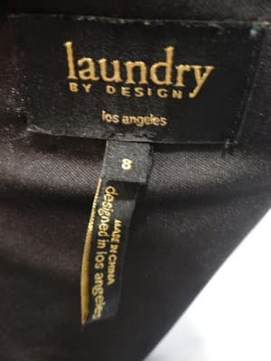 Laundry by Design Black Lace Dress - Size 8 - Thumbnail 3