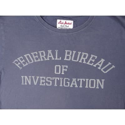 Federal Bureau of Investigation FBI Graphic T Shirt Mens Size Small Grey - Thumbnail 3
