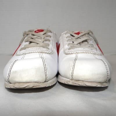 Nike Cortez White Red Blue Leather Sneakers Shoes Sz 13C DM0951115 - Thumbnail 4