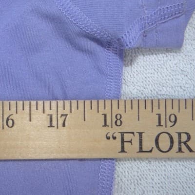 Nike Dri-FIT Womens V-Neck Short Sleeve Activewear Tee Purple Regular Fit M - Thumbnail 4