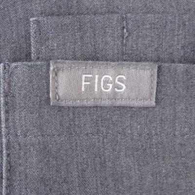 FIGS Technical Collection Mens V-Neck Scrub Top Heather Gray Size L - Thumbnail 4