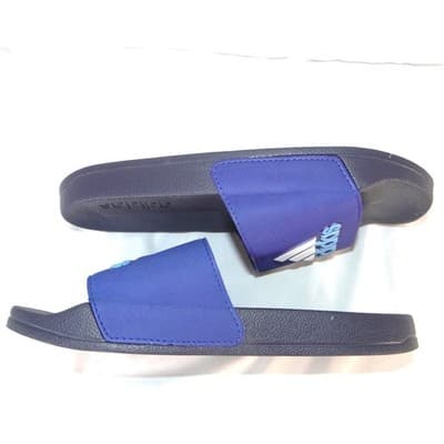 Adidas Adilette Shower Slides Blue Navy Kids Sandals Size 5 - Thumbnail 2