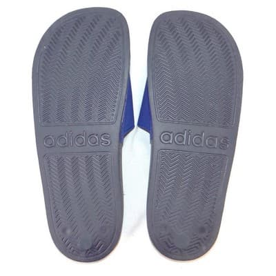 Adidas Adilette Shower Slides Blue Navy Kids Sandals Size 5 - Thumbnail 7